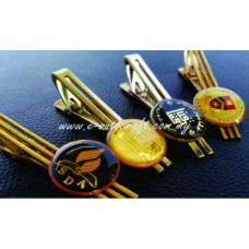 Tie Clip Gold Gloss 2D Etching  TC/GG_02